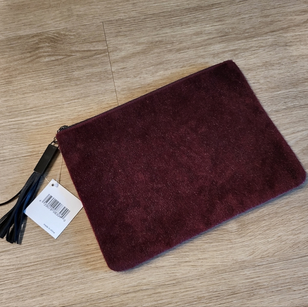 NWT Nordstrom Velvet Cosmetic Bag